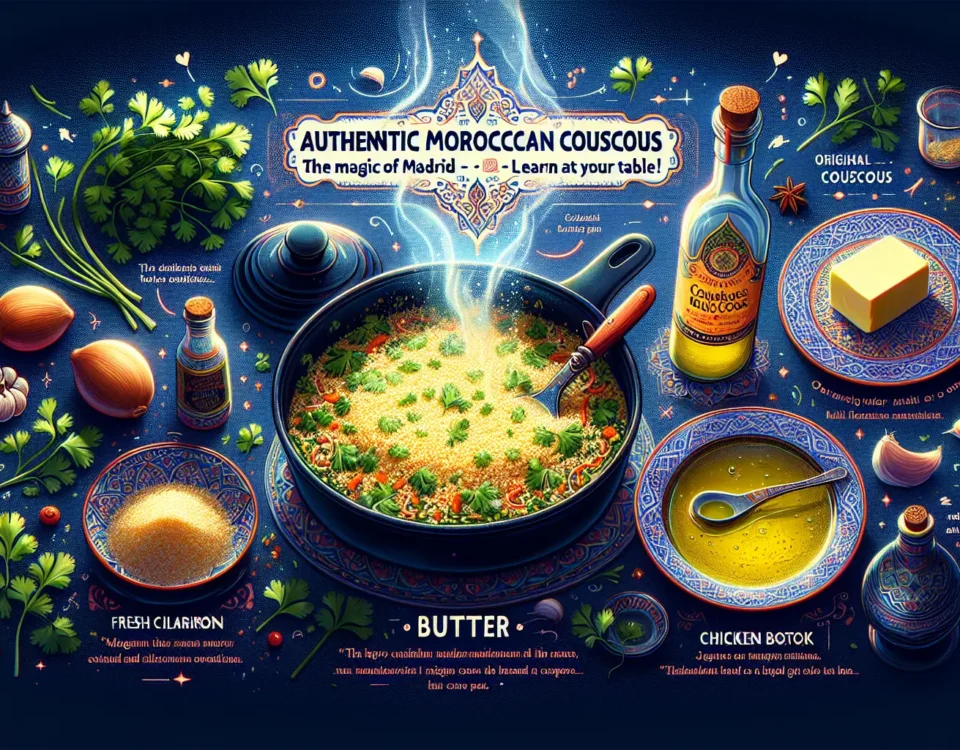 cuscus marroqui autentico la magia de madrid en tu mesa aprende con cilantro caldo de pollo y mantequilla20240217000259 - Recetas de cocina 3 Bocados