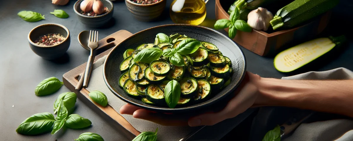 delicia mediterranea en minutos una receta de cocina corta con zucchini y albahaca al estilo italiano saludable y baja en carbohidratos desde espana20240224180054 - Recetas de cocina 3 Bocados