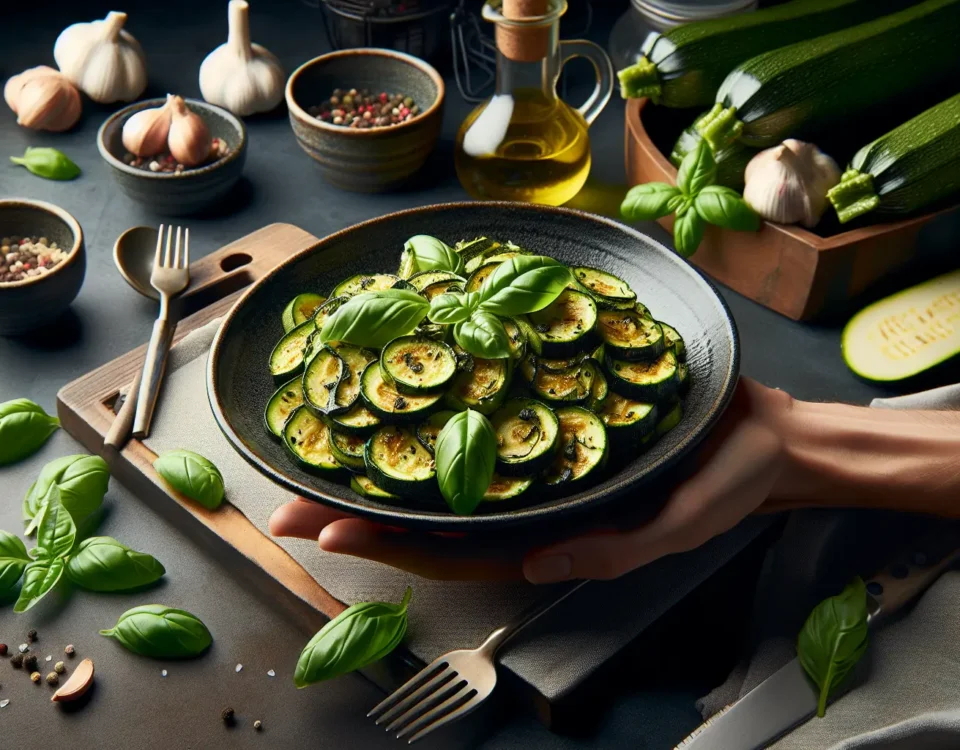 delicia mediterranea en minutos una receta de cocina corta con zucchini y albahaca al estilo italiano saludable y baja en carbohidratos desde espana20240224180054 - Recetas de cocina 3 Bocados