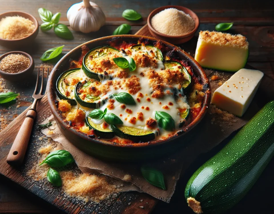 delicias mediterraneas al horno recetas con calabacin al horno al estilo italiano con mozzarella pan rallado y aromas de albahaca desde espana20240225193232 - Recetas de cocina 3 Bocados