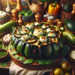 delicias mediterraneas deliciosa receta con calabacin al horno al estilo italiano con espinacas y mozzarella para una dieta vegetariana y saludable en espana20240225193050 - Recetas de cocina 3 Bocados