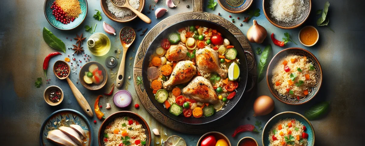 delicias mediterraneas descubre la receta de cocina corta para un arroz de pollo al estilo espanol saludable y sabroso20240224165417 - Recetas de cocina 3 Bocados