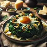 delicias mediterraneas espinacas al horno con huevo queso y toque de nuez moscada recetas con huevo faciles y vegetarianas desde espana20240224210307 - Recetas de cocina 3 Bocados