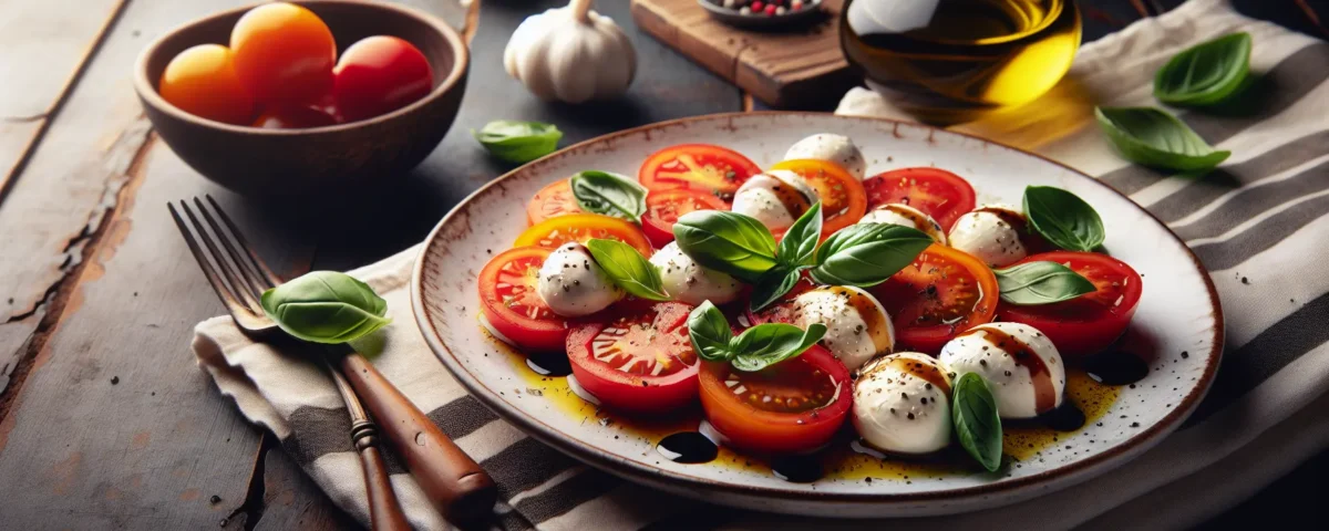 deliciosa y rapida ensalada caprese tu recetas faciles almuerzo vegetariano sin coccion al estilo italiano en espana20240226083150 - Recetas de cocina 3 Bocados