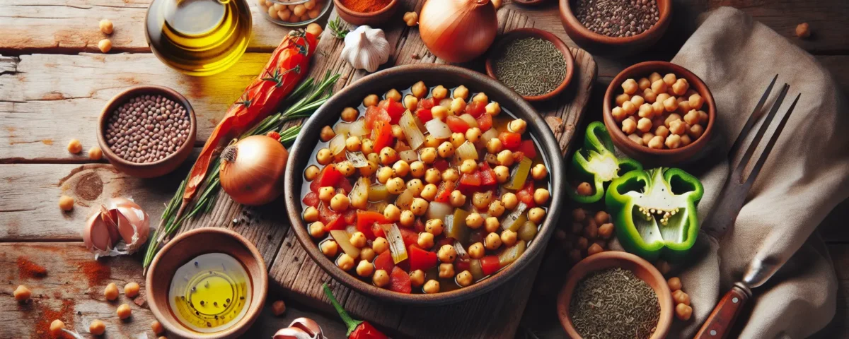 descubre como preparar un delicioso guisado de garbanzos al estilo mediterraneo una receta de cocina corta sana y sabrosa desde espana20240224163759 - Recetas de cocina 3 Bocados