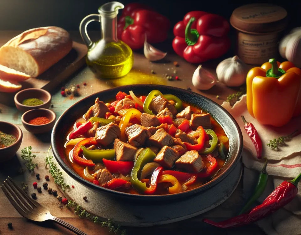 descubre la magia de espana estofado de cerdo con pimientos al estilo mediterraneo una joya de las recetas de cocina casera espanola sin gluten y sin lactosa20240225030246 - Recetas de cocina 3 Bocados