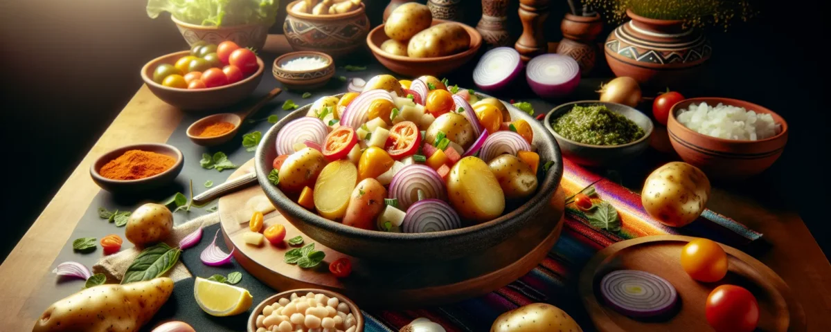 descubre la magia de la gastronomia peruana una receta de cocina corta para triunfar en espana ensalada de papas andinas al estilo vegetariano y sin gluten20240229160205 - Recetas de cocina 3 Bocados