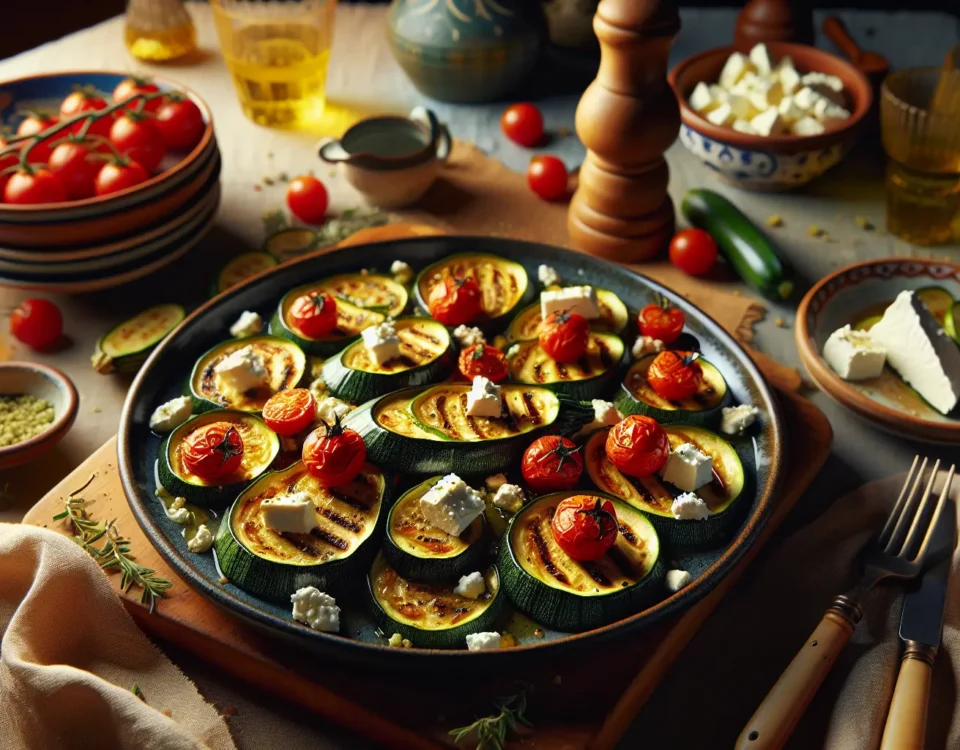 descubre la magia mediterranea recetas con calabacin al horno feta y tomate cherry para una deliciosa cena vegetariana en espana20240225170128 - Recetas de cocina 3 Bocados