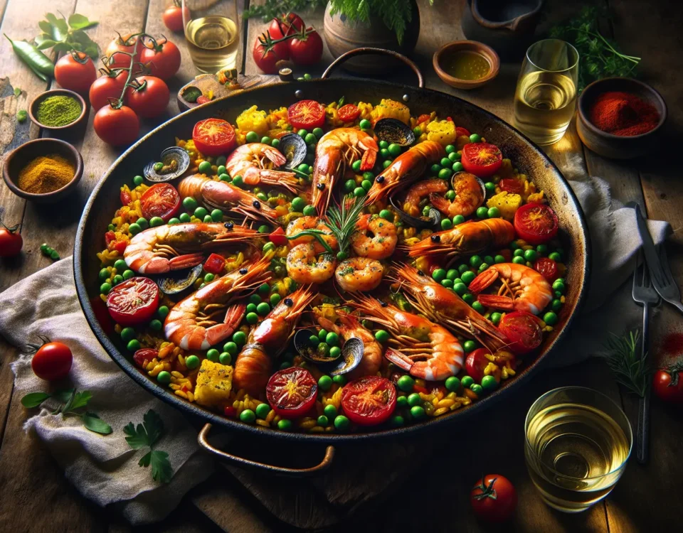 descubre la ultima recetas de lola en la cocina paella colorida al estilo mediterraneo un viaje de sabores desde espana20240226040140 - Recetas de cocina 3 Bocados