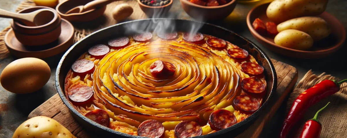 descubre la ultima recetas de lola en la cocina sabrosa tortilla espanola con un toque de chorizo20240226070200 - Recetas de cocina 3 Bocados