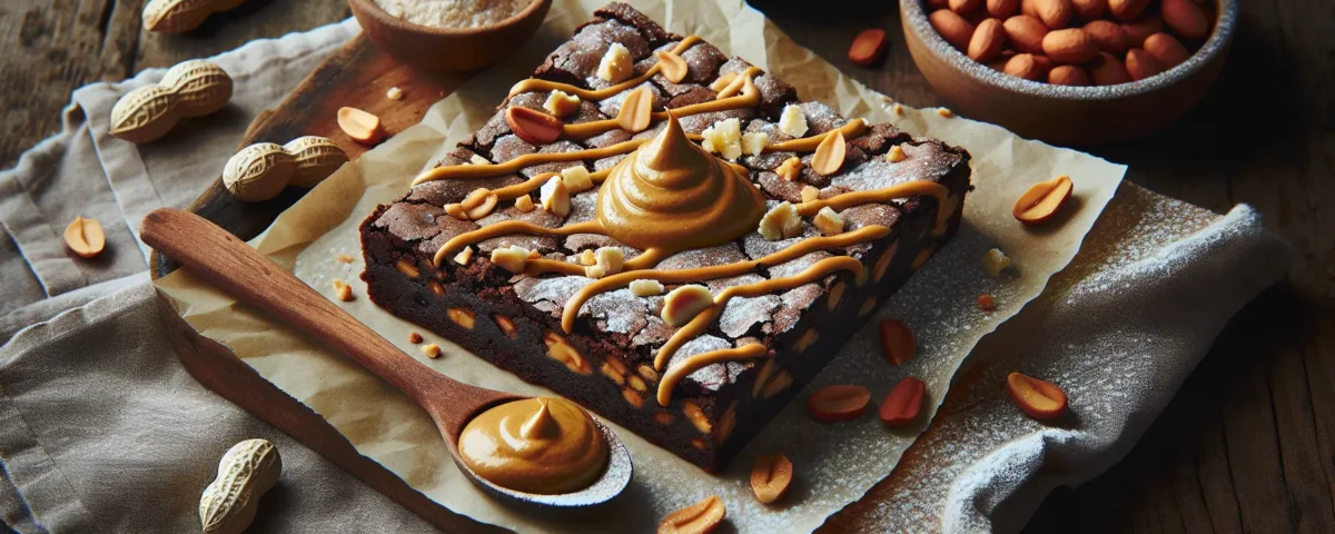 golosina internacional al horno recet de brownie vegetariano sin lacteos con cacao y crema de cacahuete dulces fusionados desde espana20240229220115 - Recetas de cocina 3 Bocados