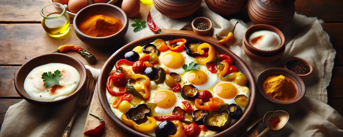 huevos a la mediterranea la receta facil y rapida con sabor espanol apta para vegetarianos y carnivoros20240224203103 - Recetas de cocina 3 Bocados