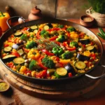 paella vegetariana mediterranea dominando la cocina casera espanola con ingredientes frescos en espana20240225013252 - Recetas de cocina 3 Bocados