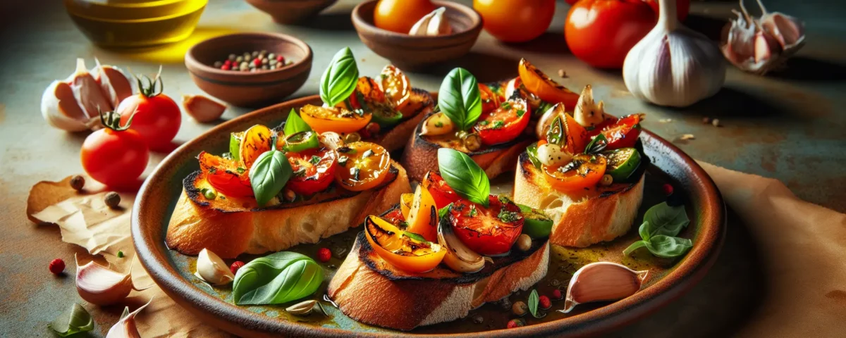 recet fantastica de bruschetta mediterranea saborea espana con ingredientes vegetarianos al grill20240229233111 - Recetas de cocina 3 Bocados