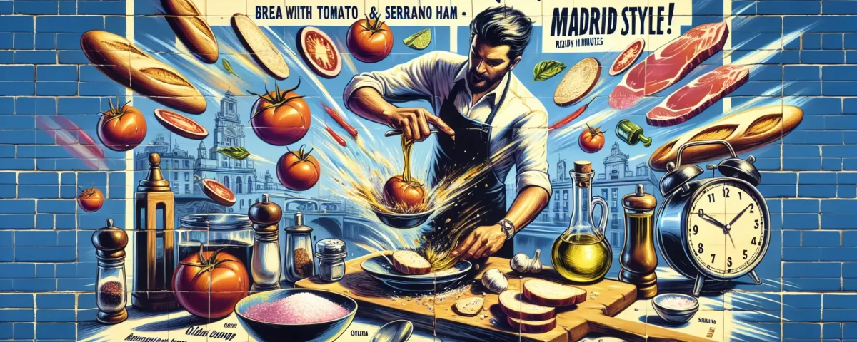receta expres pan con tomate y jamon serrano al estilo madrid listo en minutos20240213125431 - Recetas de cocina 3 Bocados