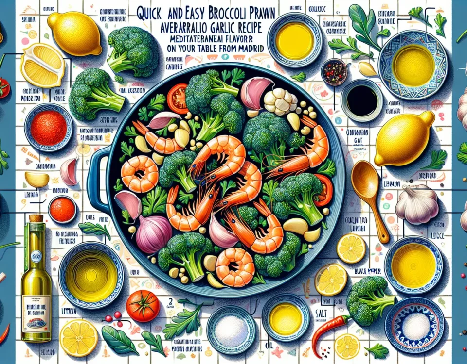 receta facil y rapida de brocoli con gambas al ajo sabor mediterraneo en tu mesa desde madrid20240216203401 - Recetas de cocina 3 Bocados