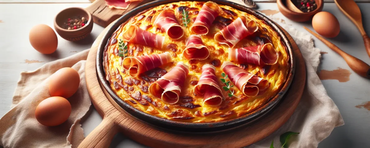 tortilla espanola con jamon serrano al horno recetas con huevo faciles y saludables desde espana20240225003119 - Recetas de cocina 3 Bocados