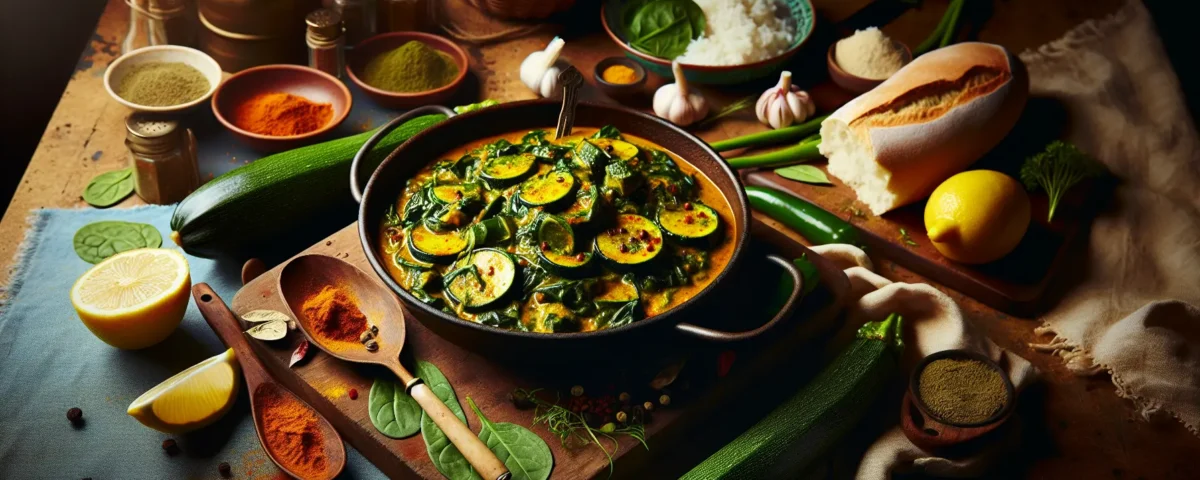 descubre como darle sabor a tu mesa con esta receta de curry vegano de calabacin y espinacas al estilo indio perfecta para una dieta sin gluten en espana20240301111533 - Recetas de cocina 3 Bocados