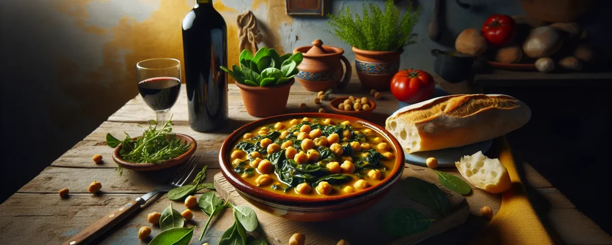 descubre el sabor andaluz estofado vegetariano de garbanzos y espinacas tu nueva receta mediterranea favorita20240301103115 - Recetas de cocina 3 Bocados